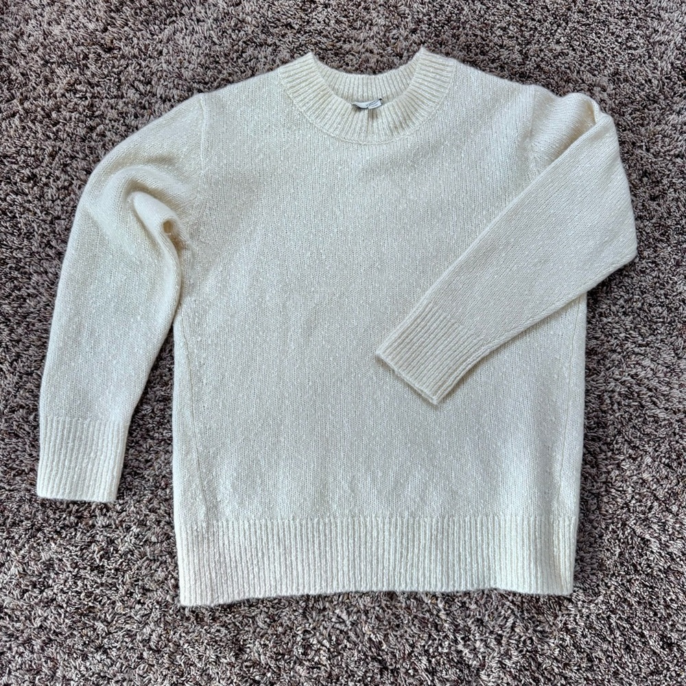 Vince textured tunic Bone wool blend Sweater Xs